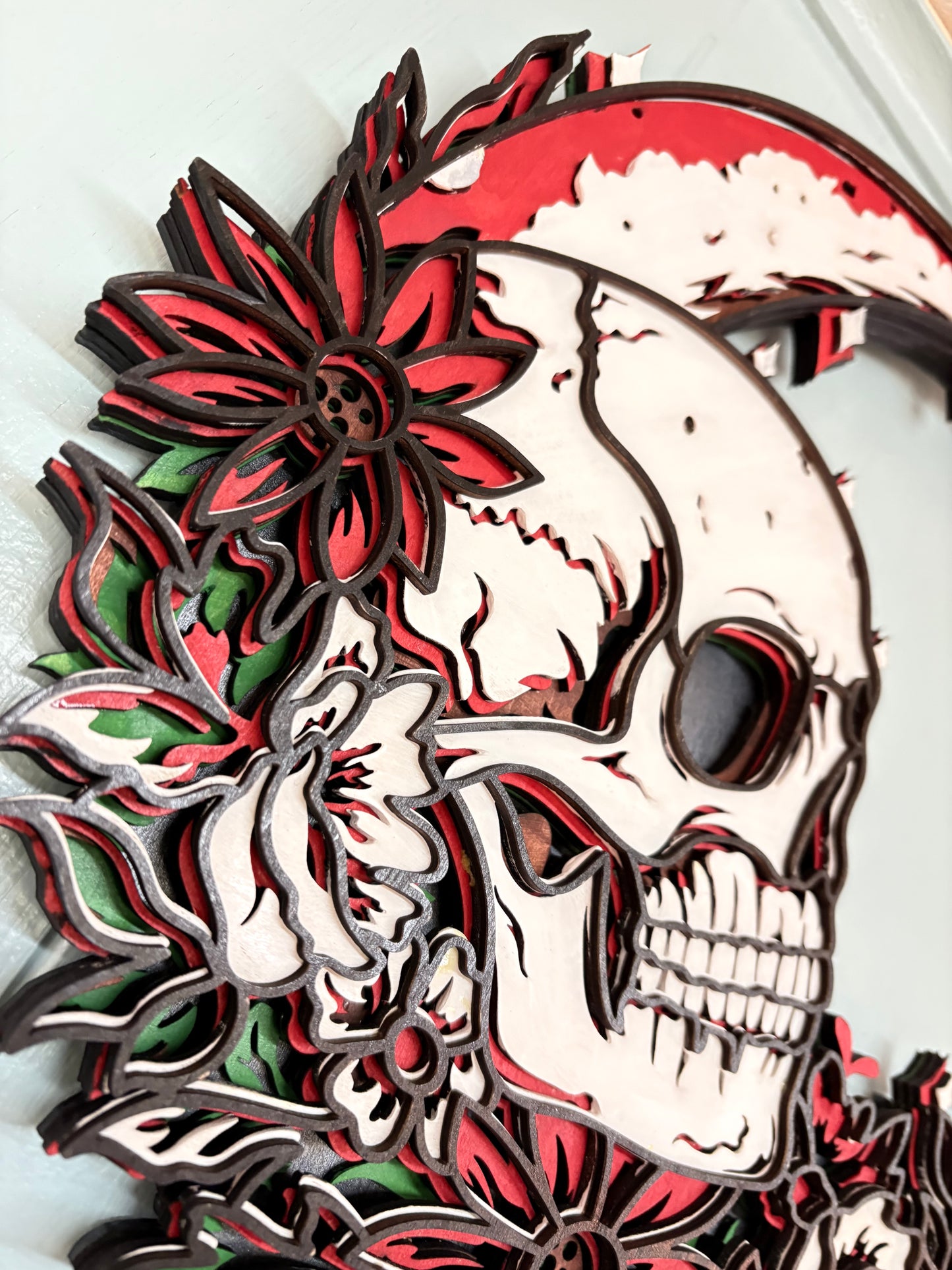 SKULL LAYERED SIGN