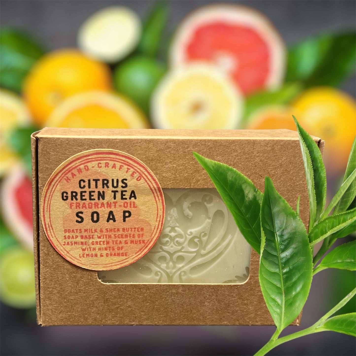 CITRUS GREEN TEA EO SOAP
