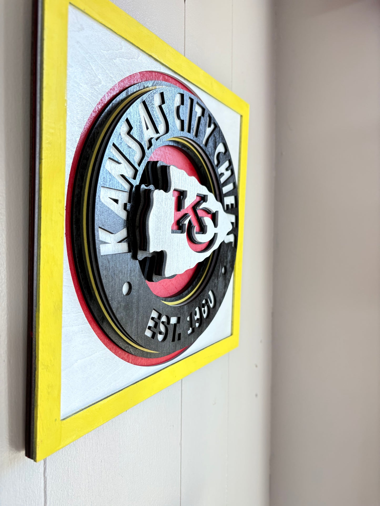 CHIEFS LAYERED SIGN