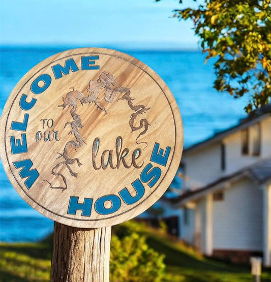 LAKE HOUSE SIGN