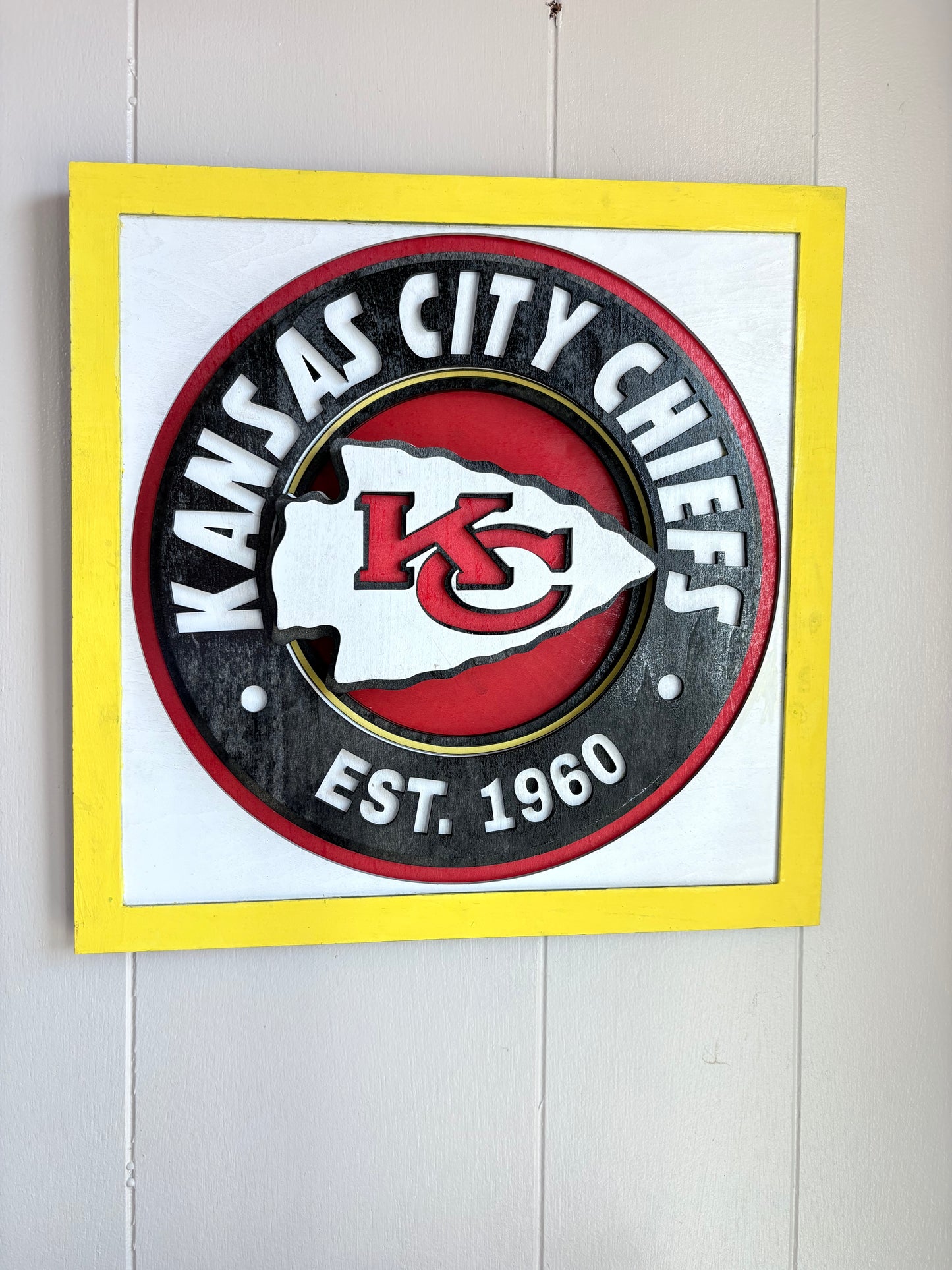 CHIEFS LAYERED SIGN