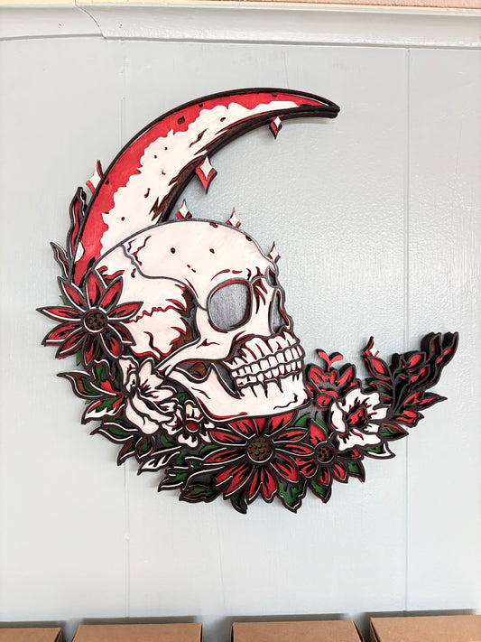 SKULL LAYERED SIGN