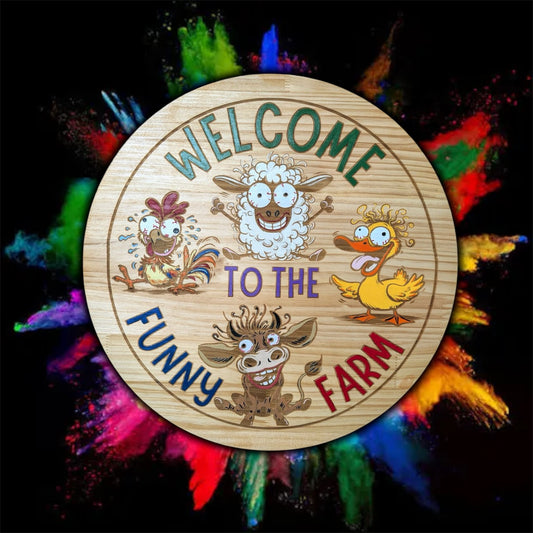 FUNNY FARM SIGN