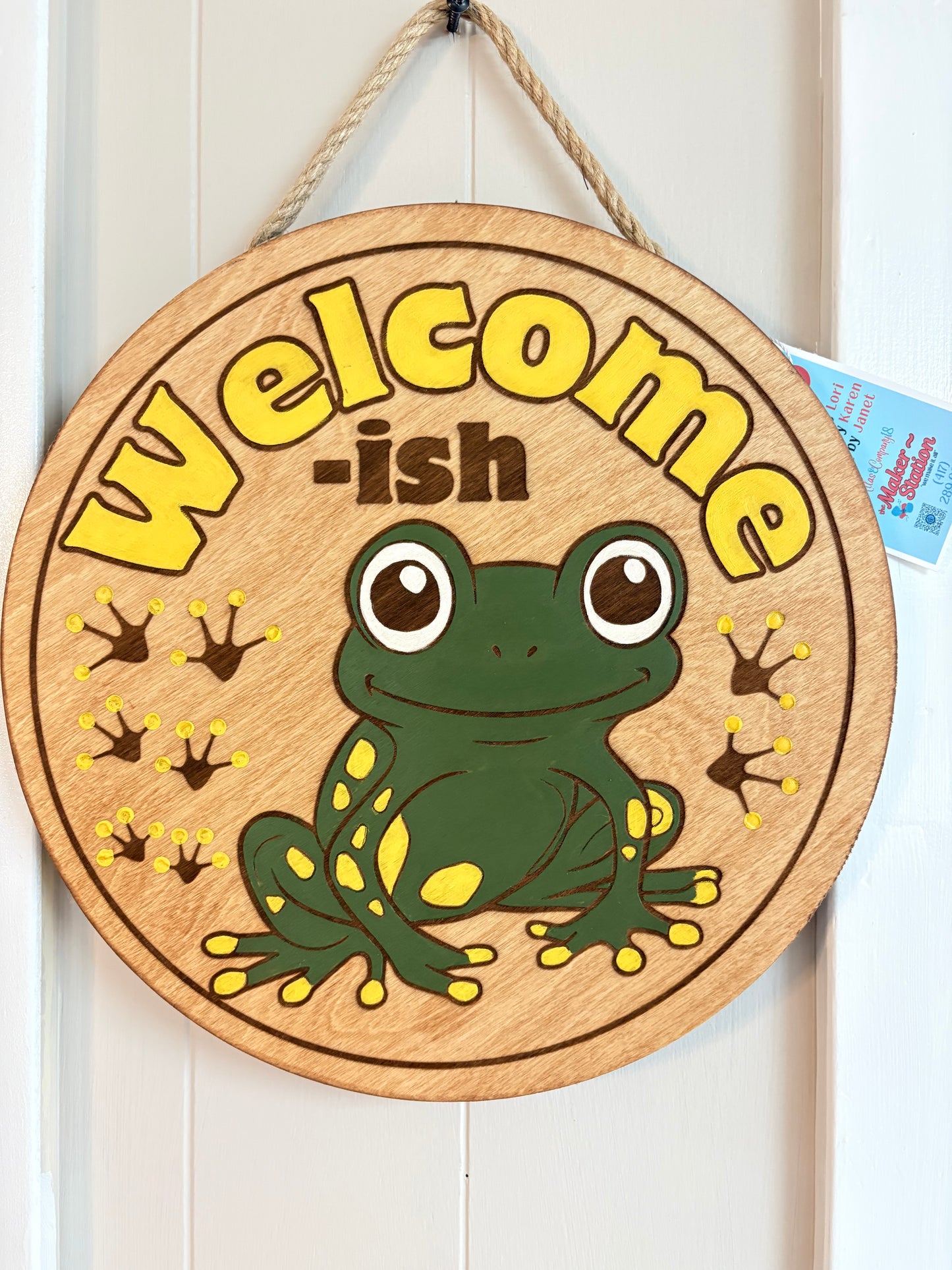 WELCOME-ish FROG