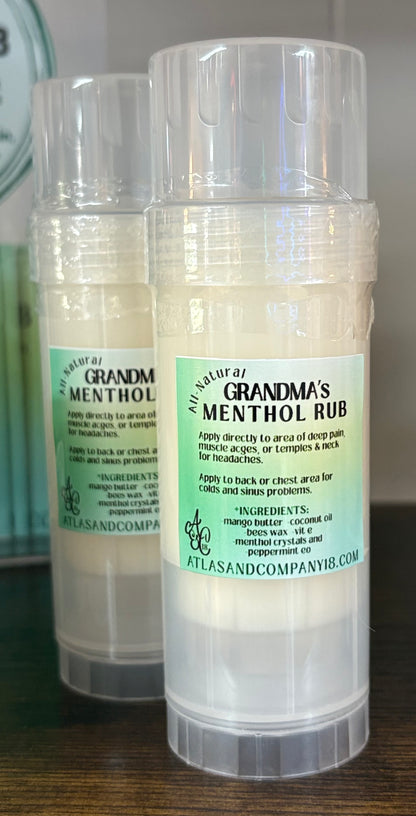 GRANDMA’s MENTHOL RUB