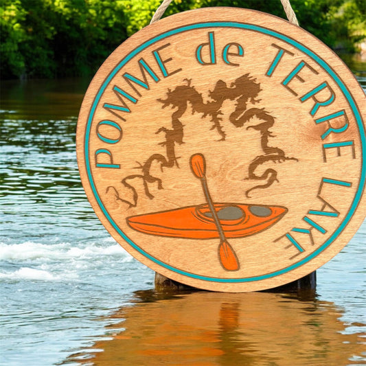 POMME KAYAK SIGN