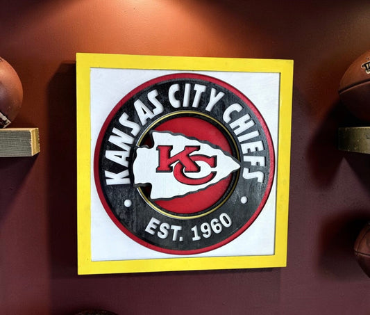 CHIEFS LAYERED SIGN