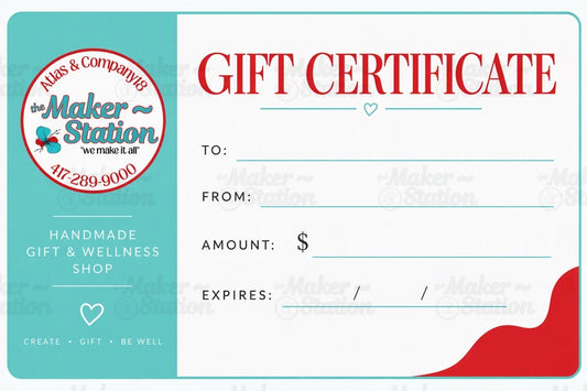 A GIFT CERTIFICATE
