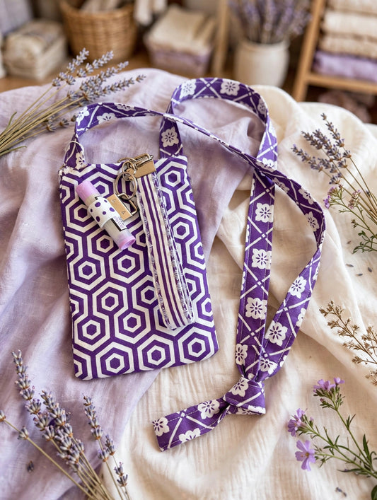 PURPLE CROSSBODY SET