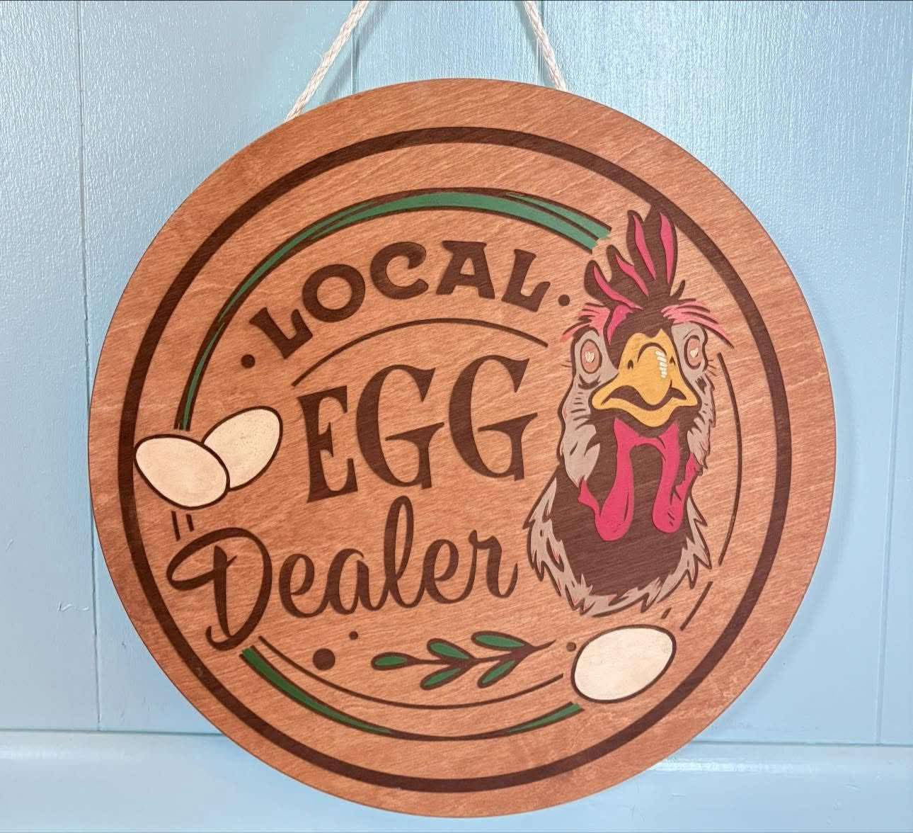 Local Egg Dealer Sign