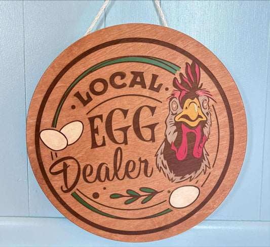 Local Egg Dealer Sign